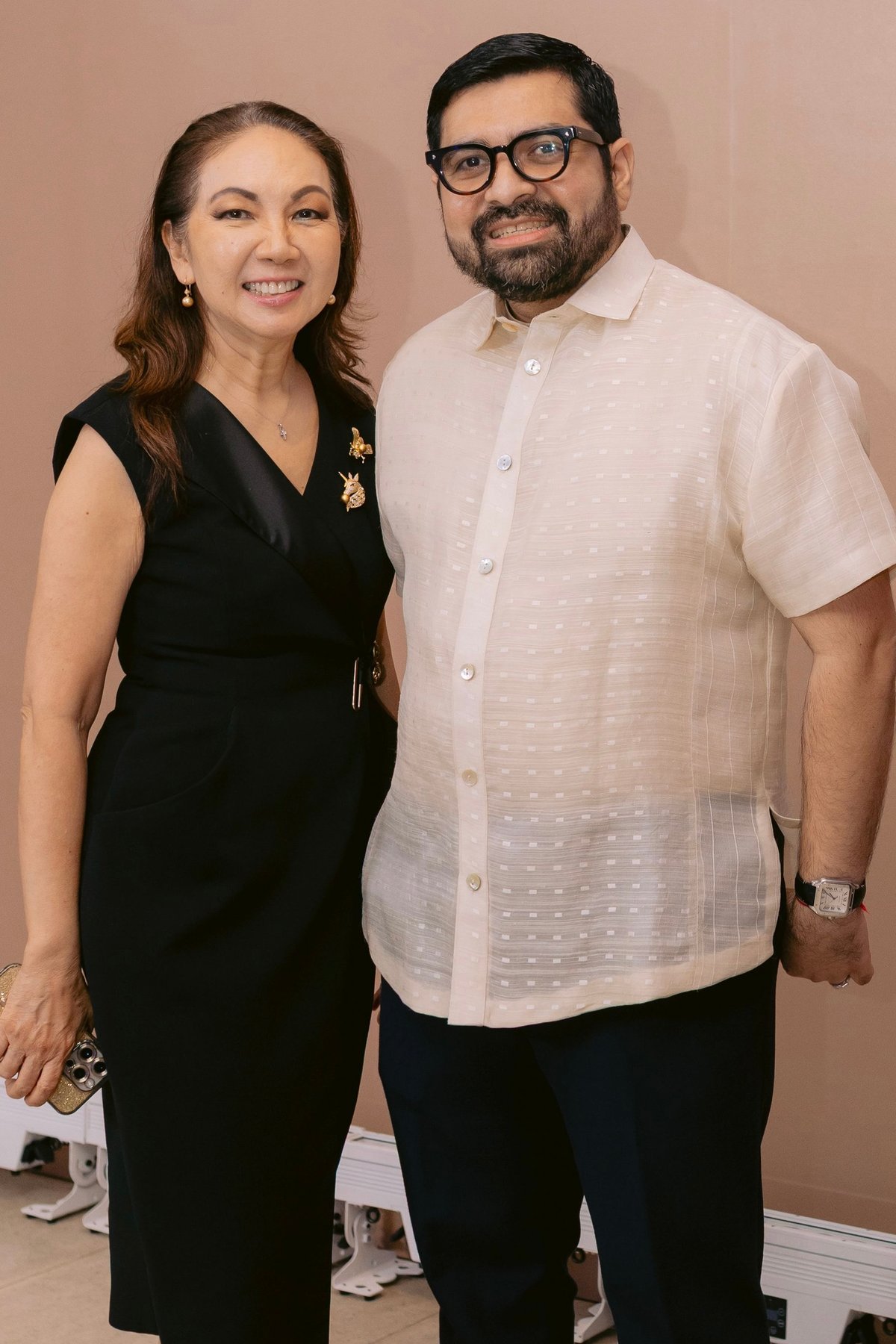 Anna Sobrepeña and Richard Alarcon