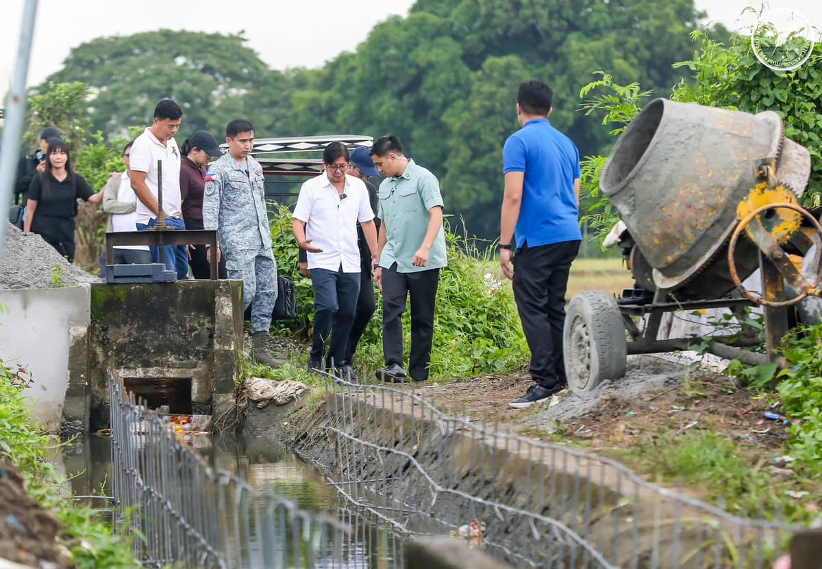 President Ferdinand "Bongbong" Marcos Jr. inspects a Bulacan ghost project.