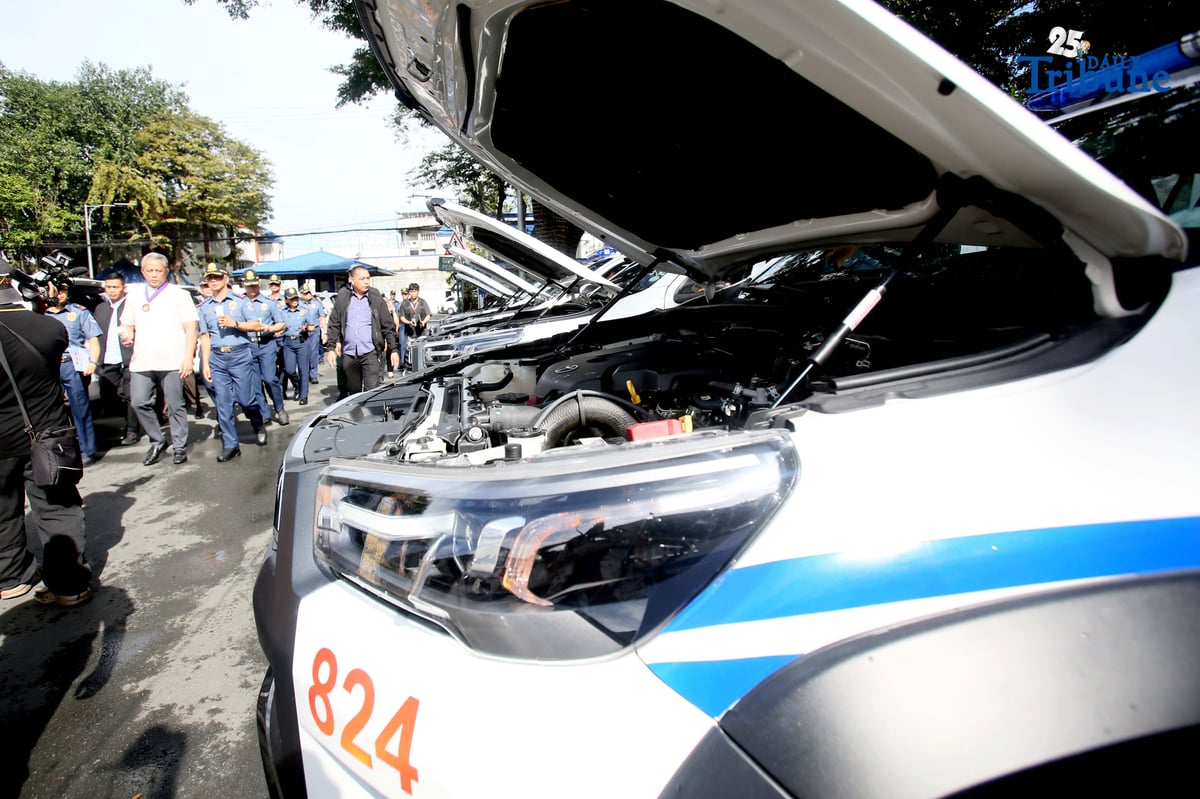 PNP Officer-in-Charge Jose Melencio Nartatez and Interior Secretary Jonvic Remulla lead the blessing ceremony of newly procured police equipment at Camp Crame on Monday, 17 November 2025. The upgraded assets include drones, motorcycles, vehicles, and mobile devices designed to bolster police operations nationwide.