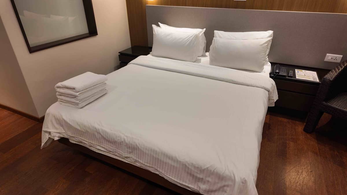 Rooms are intentionally structured with simple, open configurations that make cleaning easier and safer for staff with disabilities.