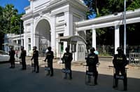 BORDER Guard Bangladesh personnel stand guard at the International Criminal Tribunal premises, where the crimes against humanity trial of fugitive former Prime Minister Sheikh Hasina is held, in Dhaka on 17 November 2025.