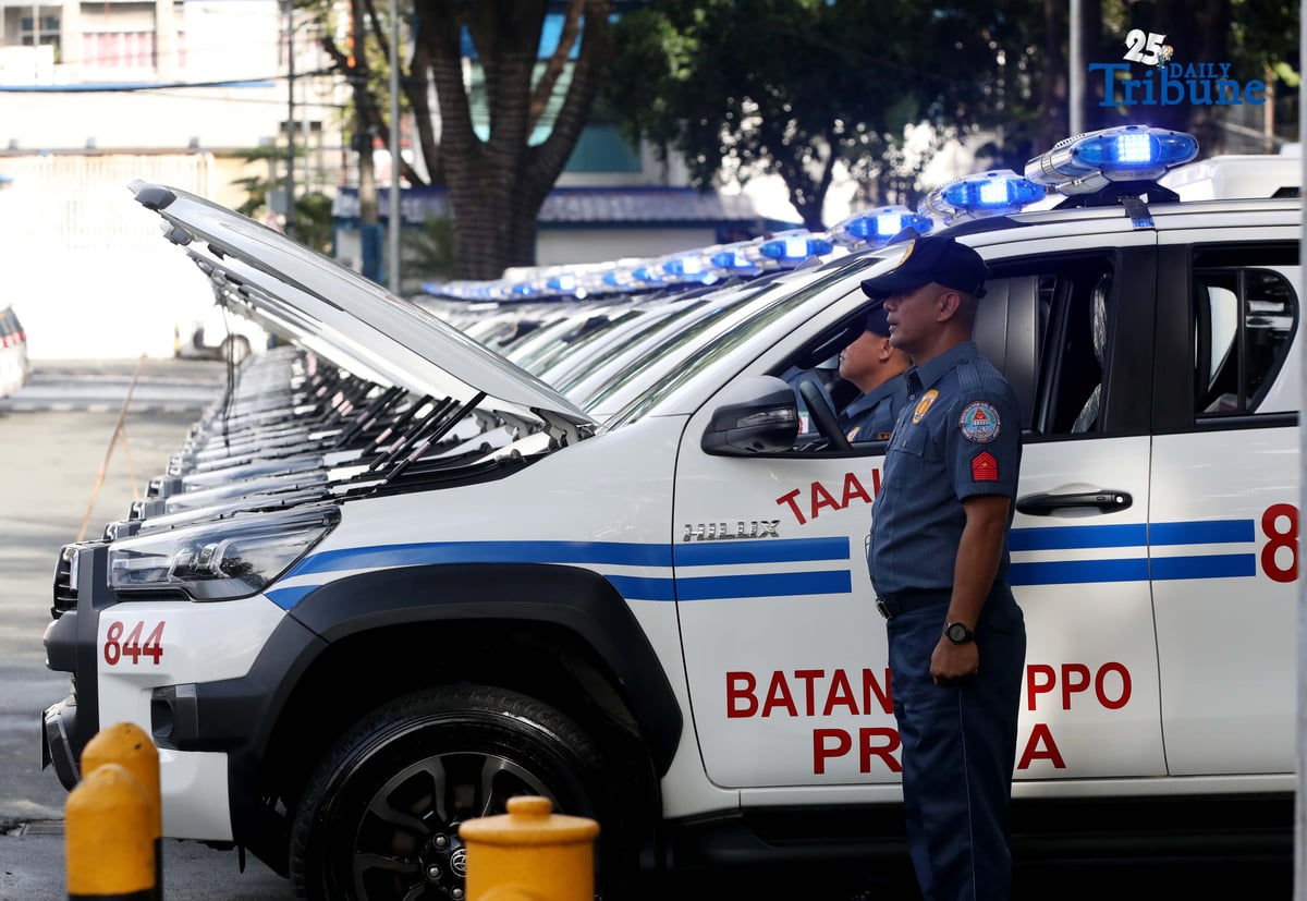 PNP Officer-in-Charge Jose Melencio Nartatez and Interior Secretary Jonvic Remulla lead the blessing ceremony of newly procured police equipment at Camp Crame on Monday, 17 November 2025. The upgraded assets include drones, motorcycles, vehicles, and mobile devices designed to bolster police operations nationwide.