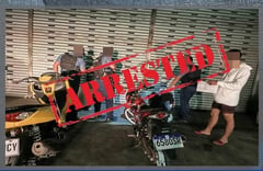 Stolen motorcycle posted on Facebook Marketplace leads to arrest of two in Bulacan