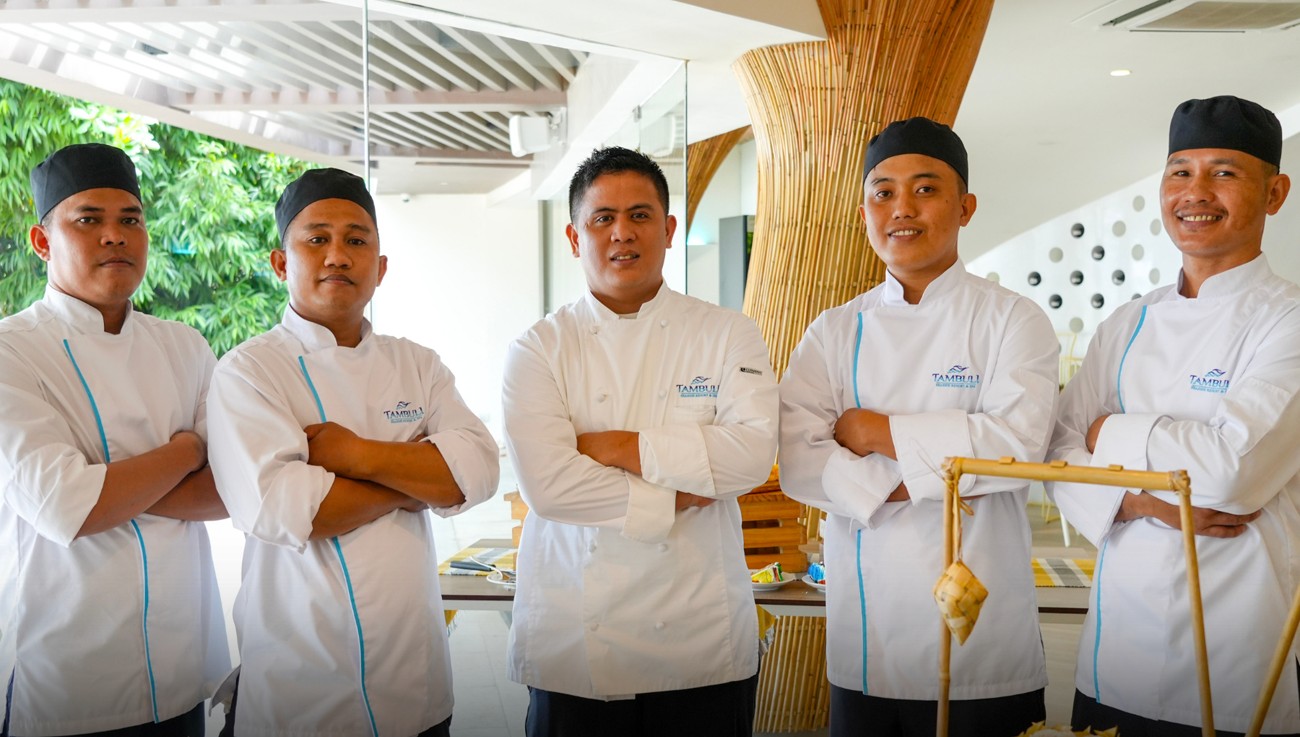 ChefS John Carlo Muñez, Windel Glinogo, Gino Abing, Melbert Icot and Cesar Arnado.