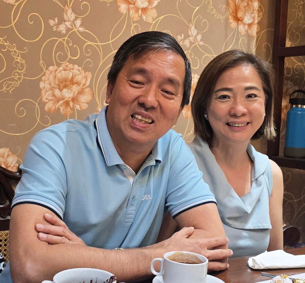 Benny and Teresa Que of Golden Prince Hotel and Suites.