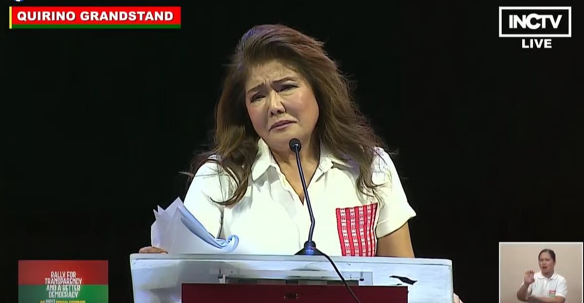 Civic leader says Imee’s claims are theatrical, not factual