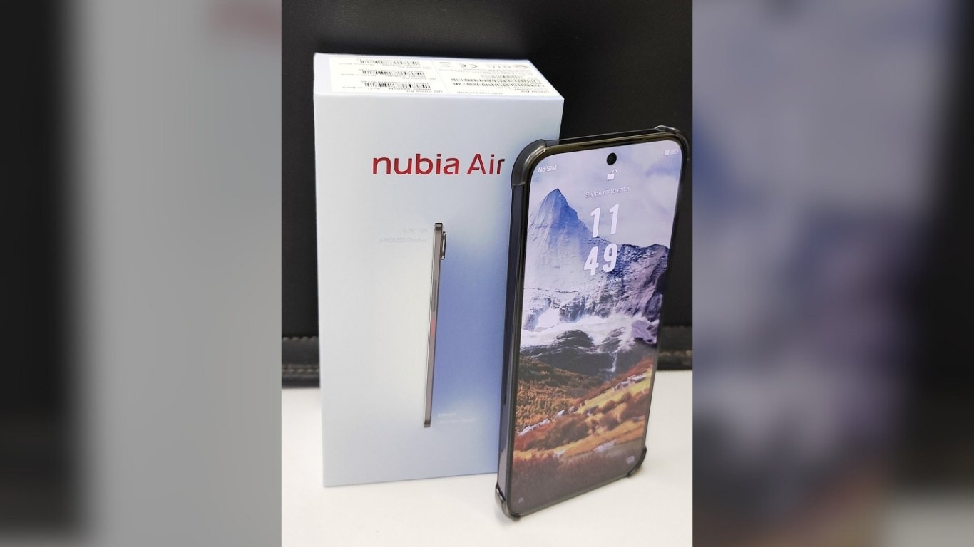 Slim Nubia Air boasts surprising AI functions