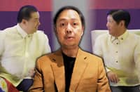 Martin Romualdez (left), Zaldy Co (middle), and Pres. Bongbong Marcos.