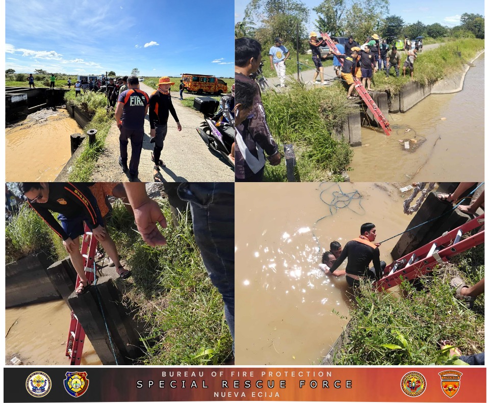Driver dies, seven rescued after tricycle falls in canal