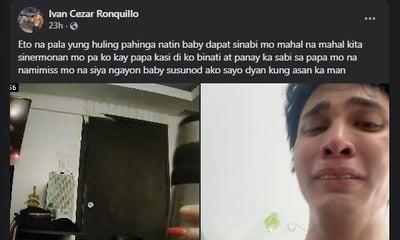 'Susunod ako sa’yo' – Post ng nobyo ng yumaong modelo, binalikan ng netizens