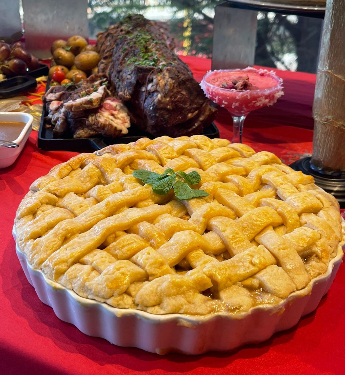 Apple and Pear Pie.