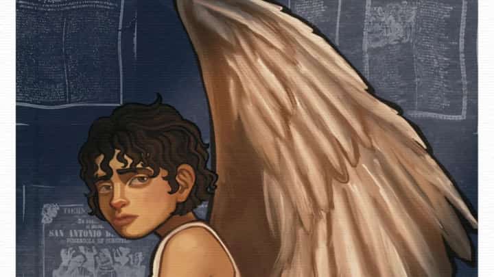 "Where the Burden Falls," 2025 digital painting by Amelia Clarissa de Luna Monasterial.