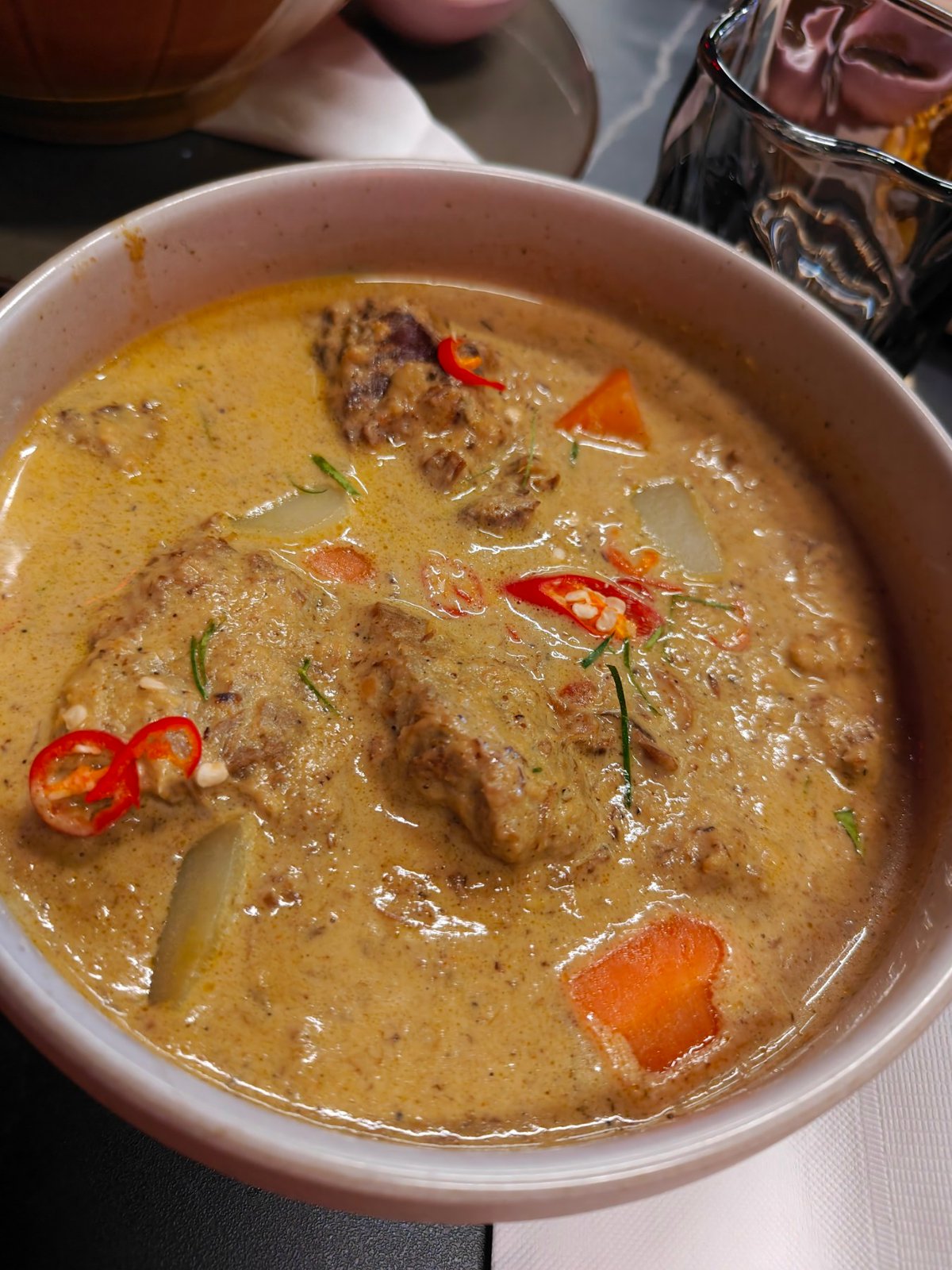 Beef Rendang best paired with a warm bowl of rice.