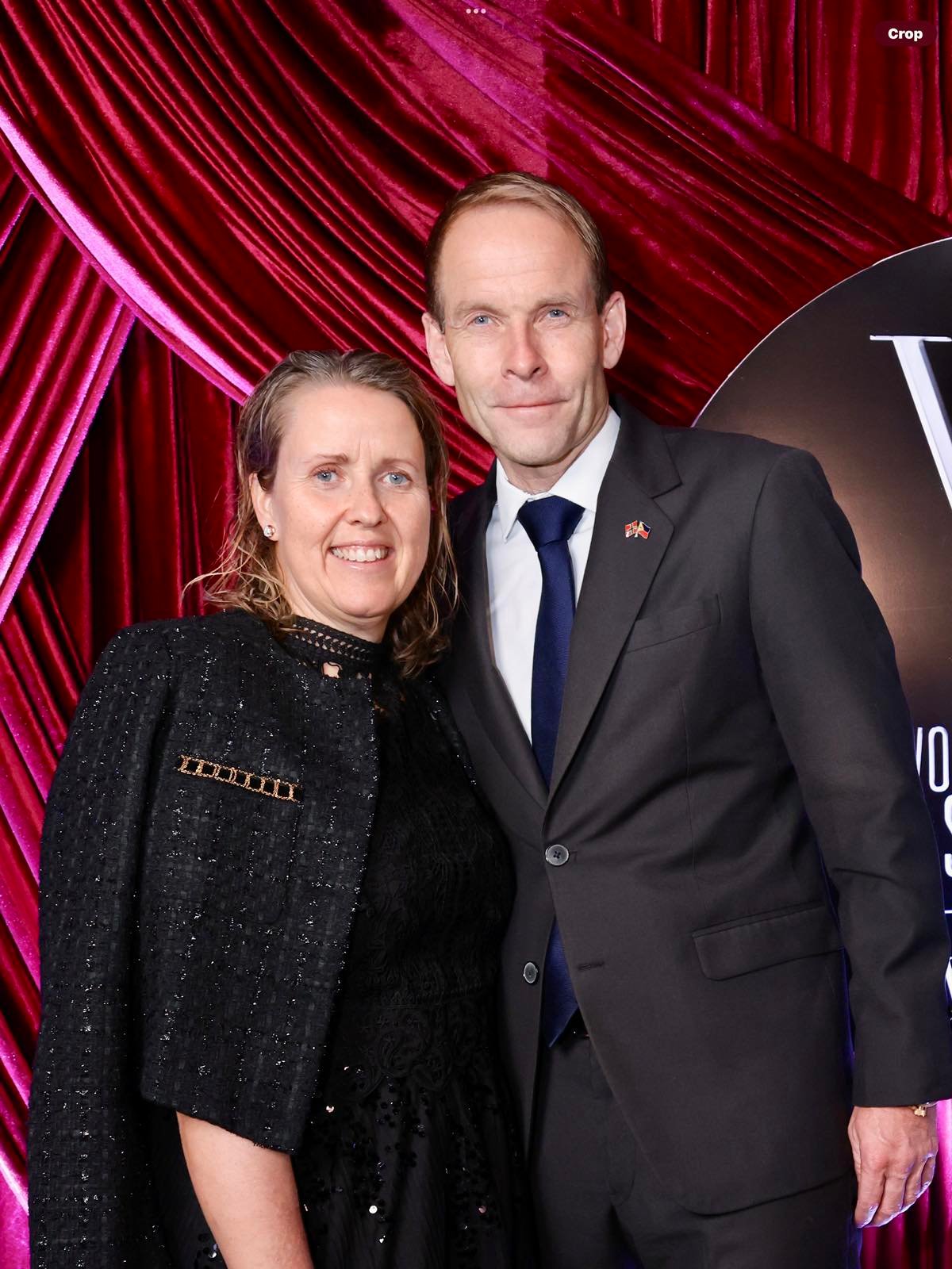 Norwegian Ambassador Christian and Mme Catherine Lyster
