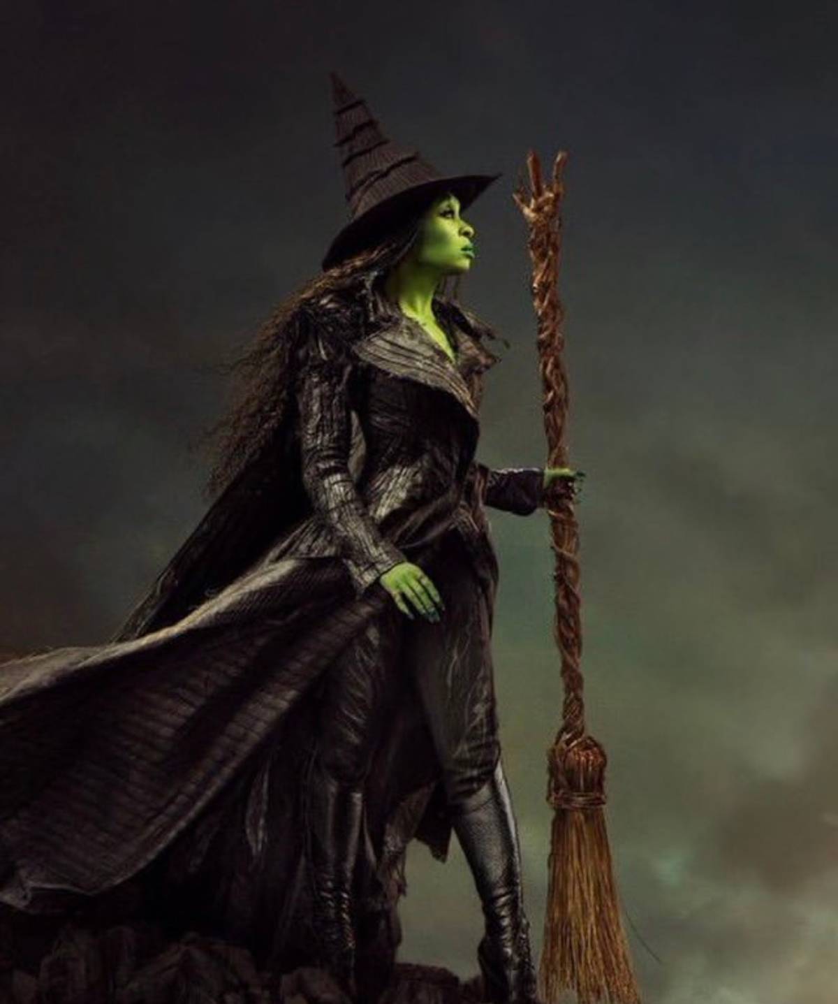 CYNTHIA Erivo as Elphaba Thropp.
