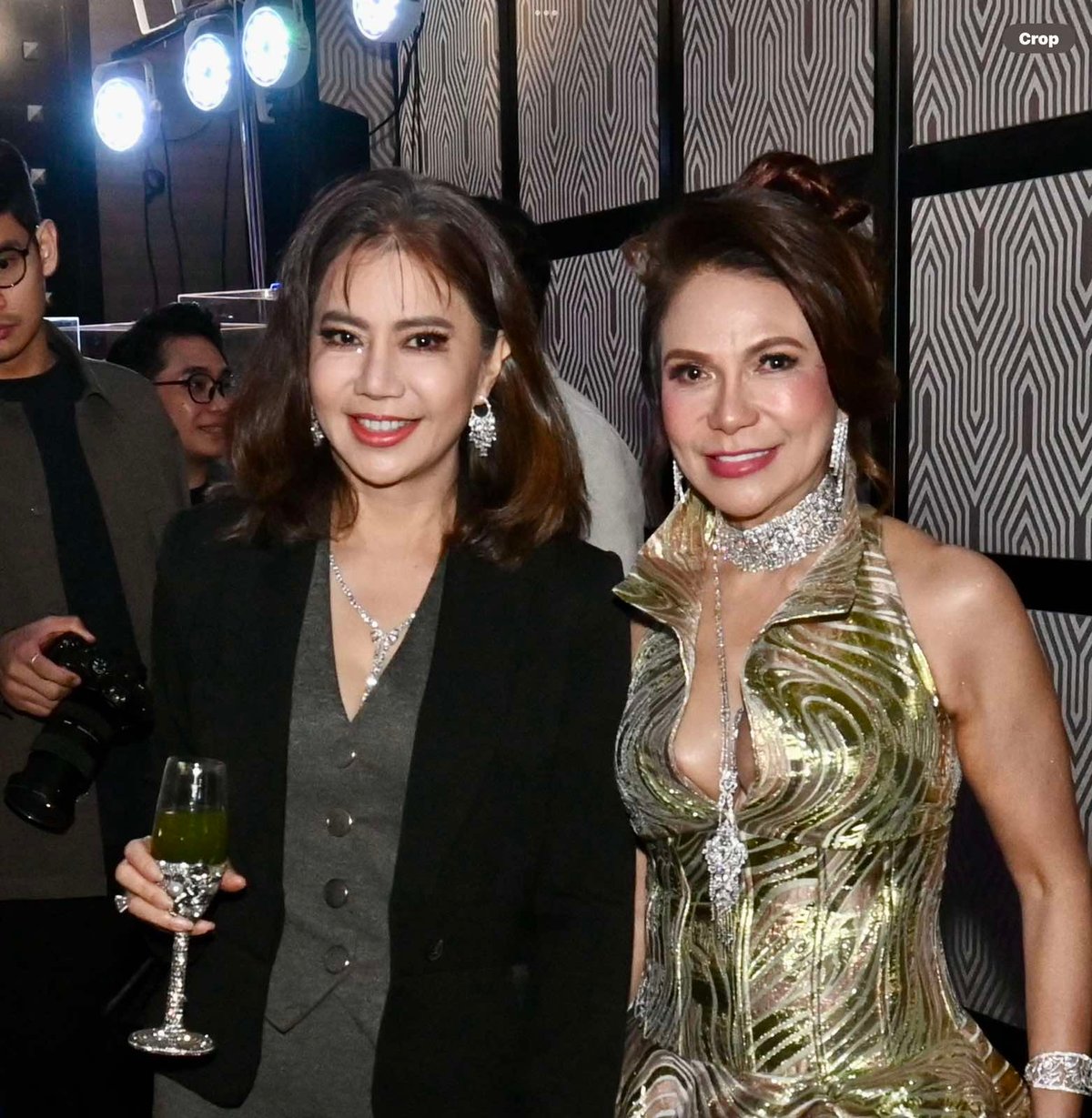 The columnist and Dr. Elsie Pascua.