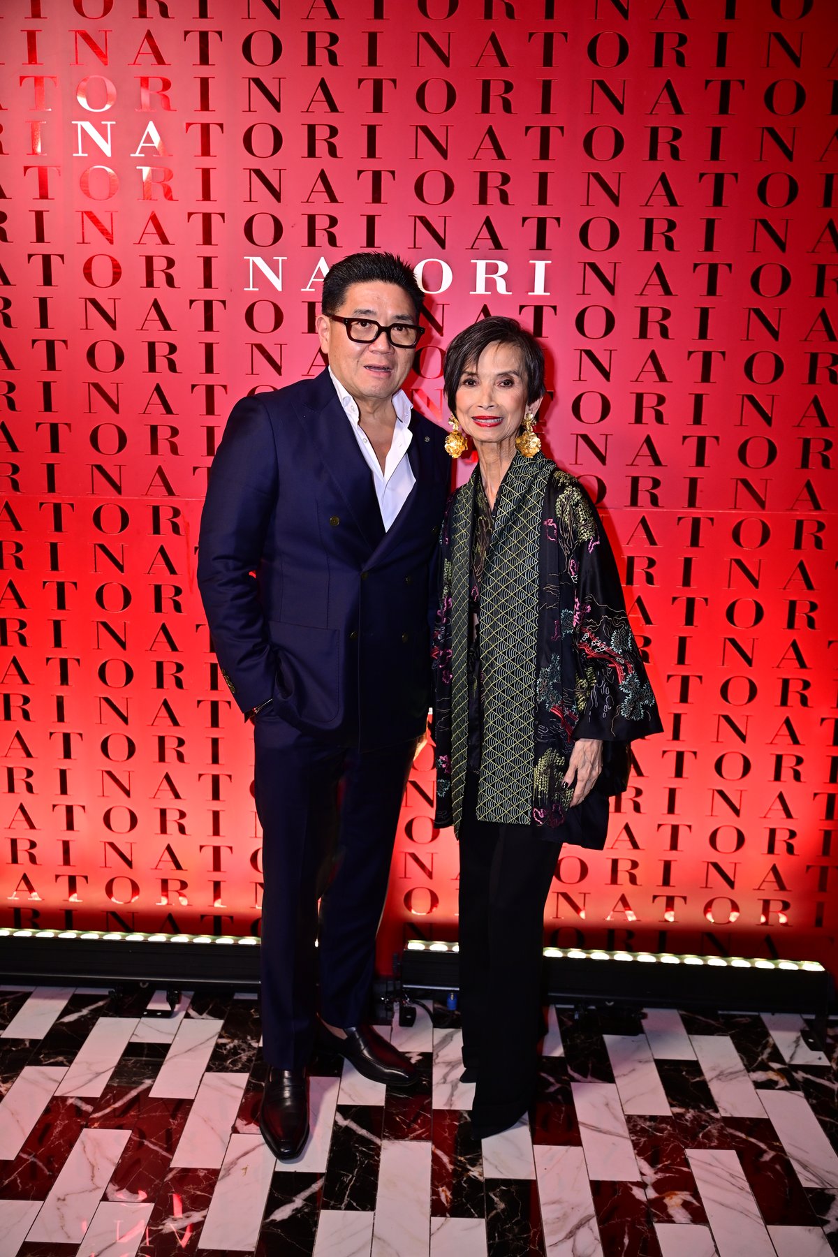 STORES Specialist, Inc.’s Anton Huang and Josie Natori.