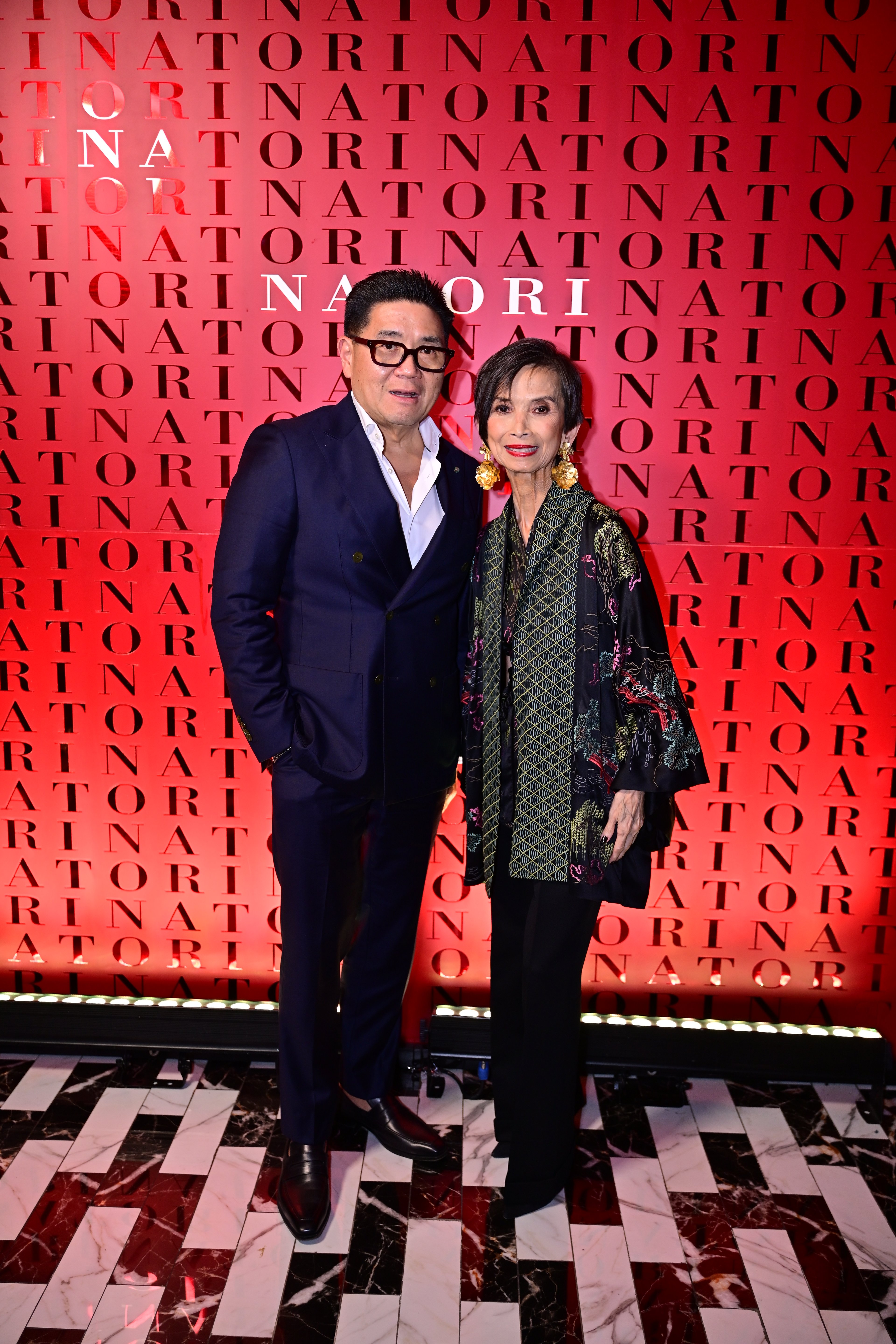 STORES Specialist, Inc.’s Anton Huang and Josie Natori.