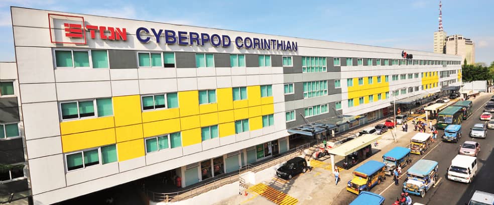 Eton Cyberpod Corinthian is a premier campus-type office tower strategically located at the corner of EDSA and Ortigas Avenue, just a walking distance from the MRT Ortigas station.
