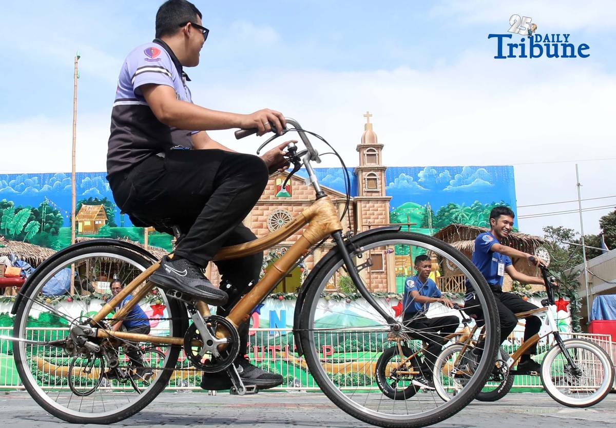 Bike enthusiasts tried bamboo bikes at a bike bazaar at Quezon City Hall days before the celebration of National Bicycle Day.
National Bicycle Day in the Philippines is observed on the fourth Sunday of November, as declared by Proclamation No. 1052, s. 2020. It is celebrated to promote cycling as an eco-friendly form of transportation and to highlight its benefits for public health and the environment.
The event took place on 21 November 2025.