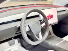 Tesla displays latest EVs at The Podium