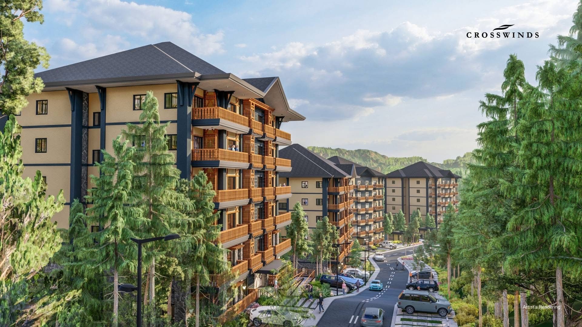 35,000 pine trees at Crosswinds Tagaytay.
