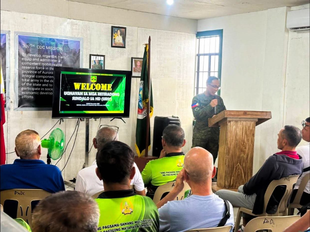 Retired AFP personnel as ambassadors of peace in Aurora