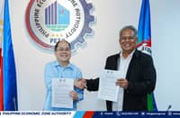 PHILIPPINE Economic Zone Authority Director General Tereso O. Panga (left) and BuCor Director General Gregorio Pio P. Catapang, AFP (Ret) (right).