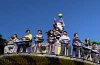 Guests conquer the ‘Disco Magic’ ride.