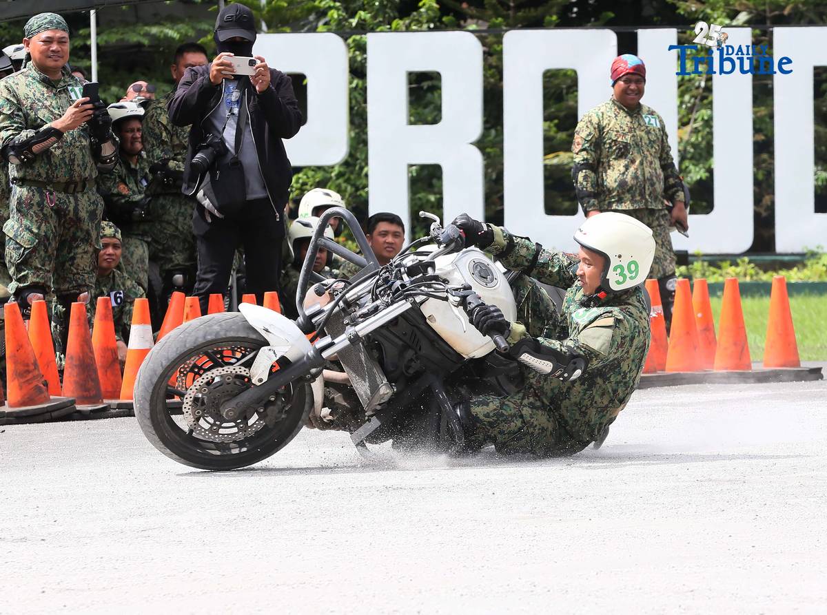 (November 24 2025) Different Unit from Philippine National Police PNP member under the 45 days of motor riding course training on Monday November 24 2025 at Camp Karingal in Quezon City. Photo/Analy Labor