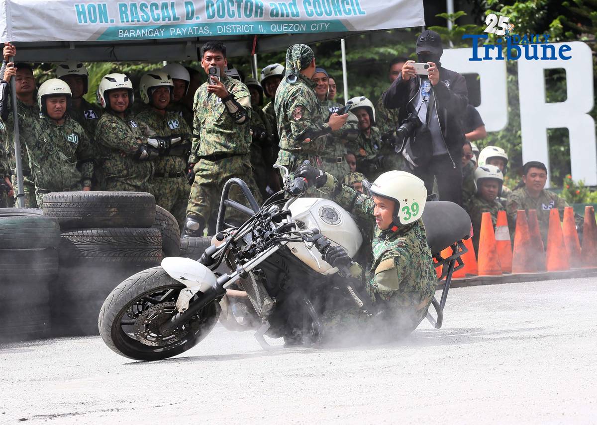 (November 24 2025) Different Unit from Philippine National Police PNP member under the 45 days of motor riding course training on Monday November 24 2025 at Camp Karingal in Quezon City. Photo/Analy Labor