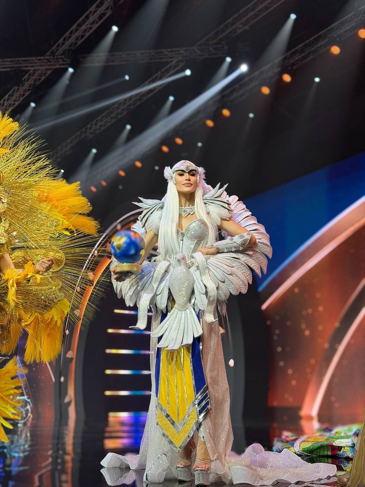 Miss Ukraine’s costume by Michael Barassi.