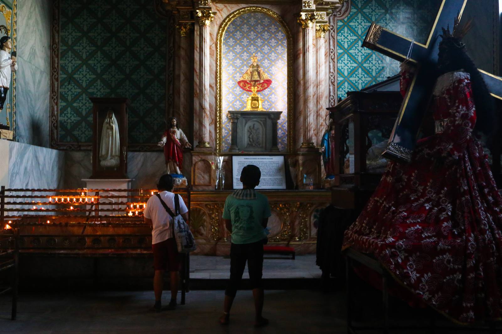 Scenes at the Archdiocesan Shrine and Parish of Santo Niño de Tondo in Manila on Friday afternoon, 25 November 2025. 

Pope Leo XIV has elevated the shrine to the rank of Minor Basilica through a decree dated November 9, 2025, the Feast of the Dedication of the Lateran Basilica in Rome.