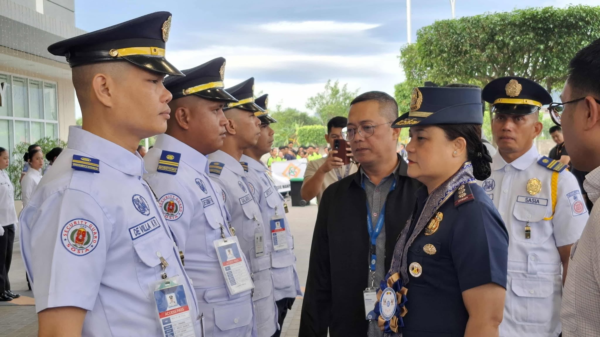 SM City Bataan holds general formation for safety, readiness