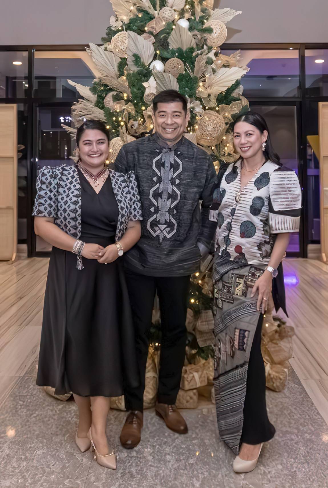 Shehla Khan, reservations and revenue manager; Ron Manalang, general manager; and Thrina de la Calzada, director of sales and marketing.