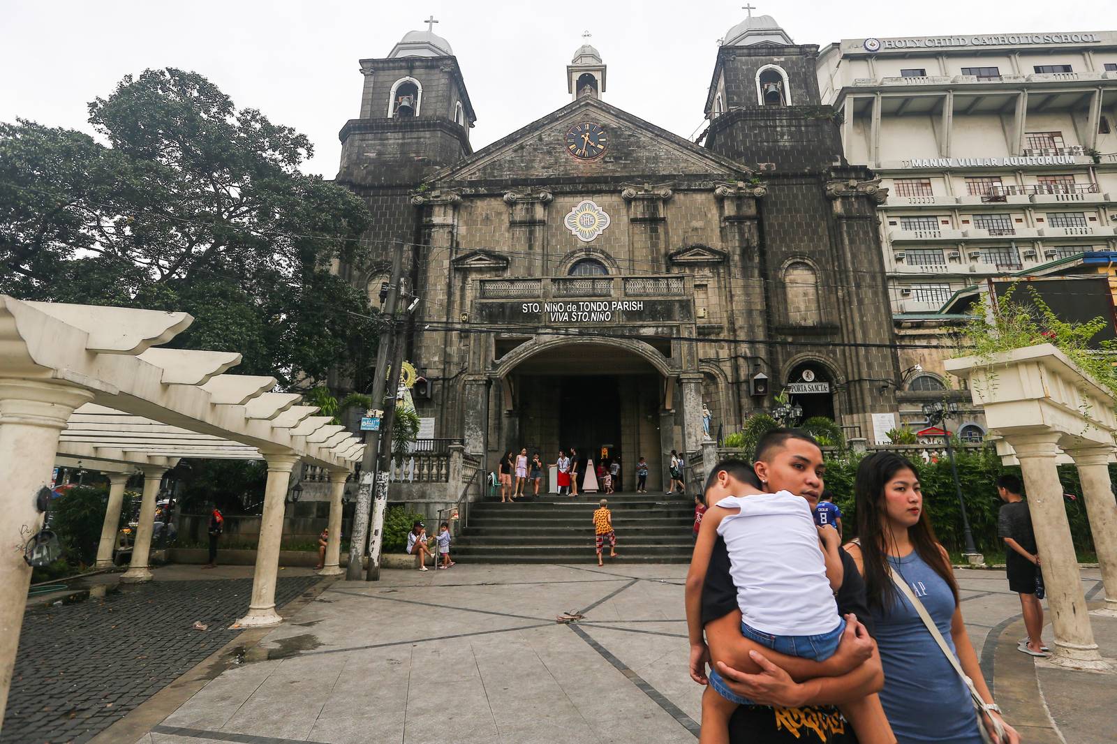 Scenes at the Archdiocesan Shrine and Parish of Santo Niño de Tondo in Manila on Friday afternoon, 25 November 2025. 

Pope Leo XIV has elevated the shrine to the rank of Minor Basilica through a decree dated November 9, 2025, the Feast of the Dedication of the Lateran Basilica in Rome.