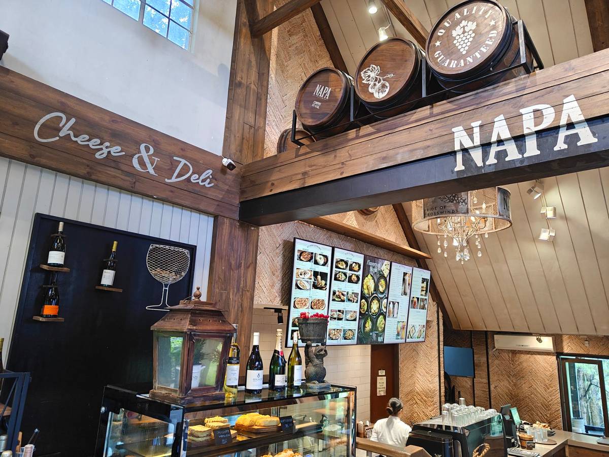 Various wine selections at Napa.