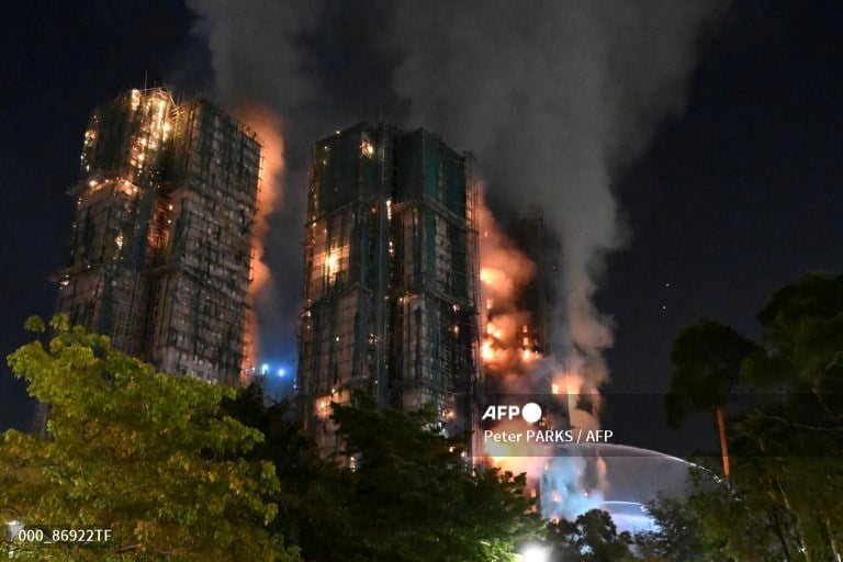 Hong Kong housing estate fire kills at least 36, 200-plus missing