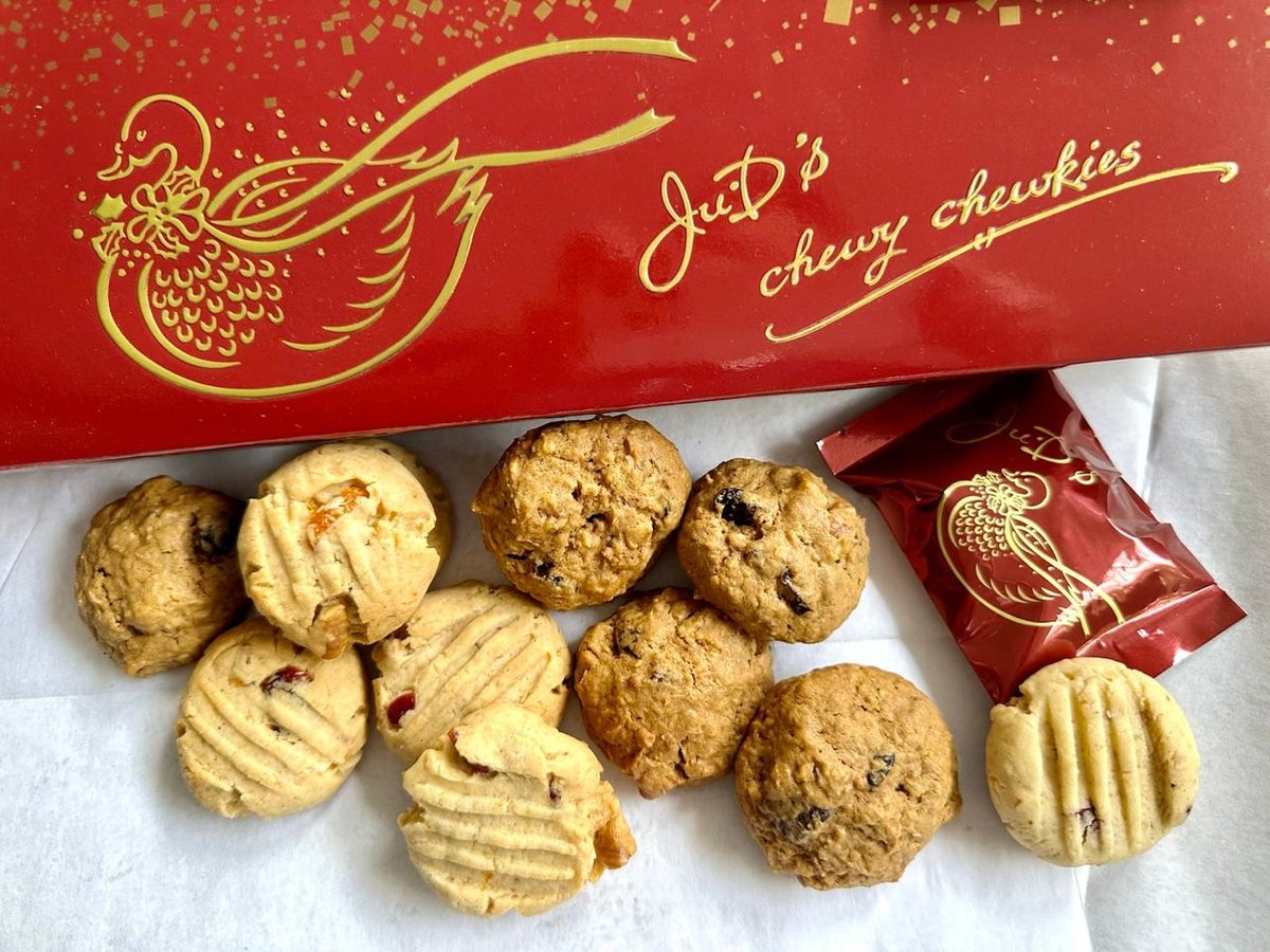 Butter Ginger Cookies and Chewy Chewkies