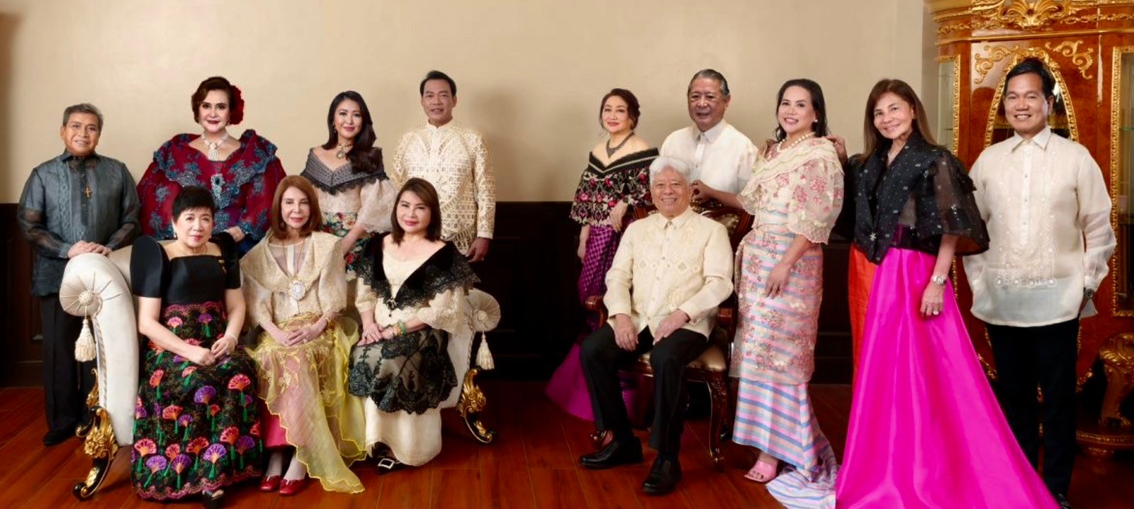 Philippines Best Dressed Committee (from left) Froilan “Roy” Gonzales, Betty Chua, Mildred Vitangcol, Helen Ong, Sheree Chua, Marian Ong, Bo Muralla, Flora Chua, Charlie Rufino, Mario Katigbak, Maymay Liechtenstein, Eisa Mercado and Noel Gonzales.