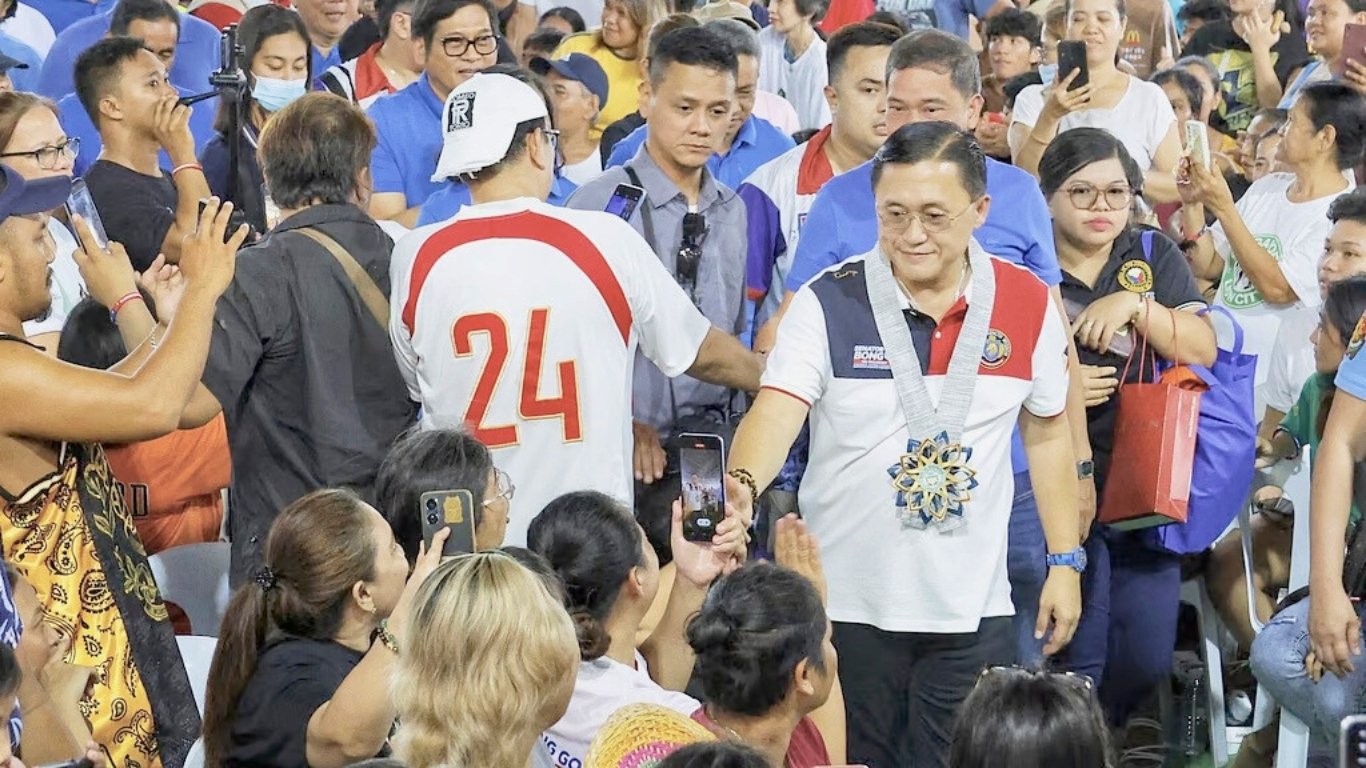 Bong Go backs sustained sports funding as UP Mindanao swimming pool roof nears completion
