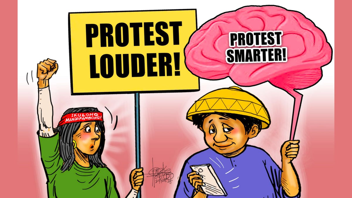 The protest actions must continue