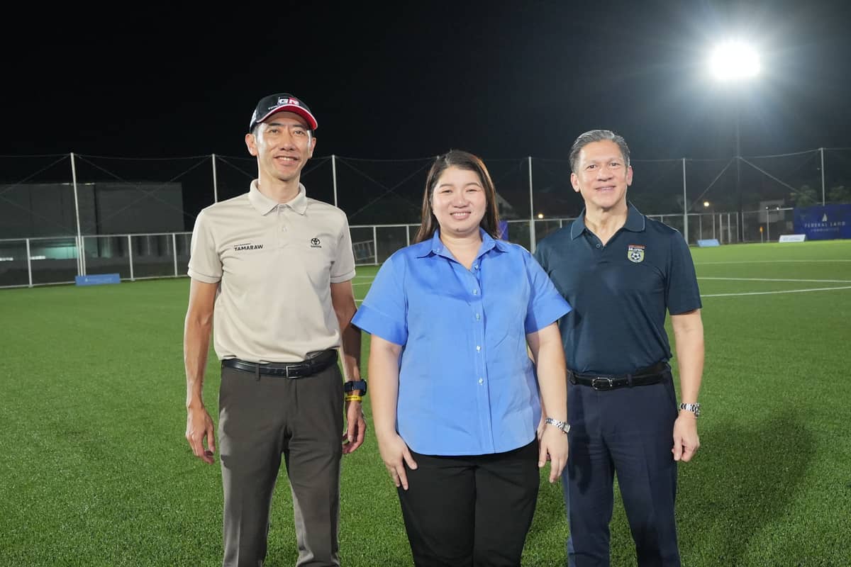 President of Toyota Motors Philippines Masando Hashimoto, Marikina City Mayor Maan Teodoro and President of Federal Land Jose Mari Banzon.