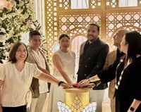 Handcrafted capiz décor evokes festive warmth