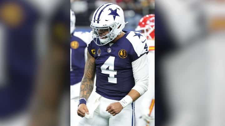 DAK Prescott celebrates Thanksgiving with a heroic performance, helping the Dallas Cowboys notch a 31-28 win over the Kansas City Chiefs in the National Football League.