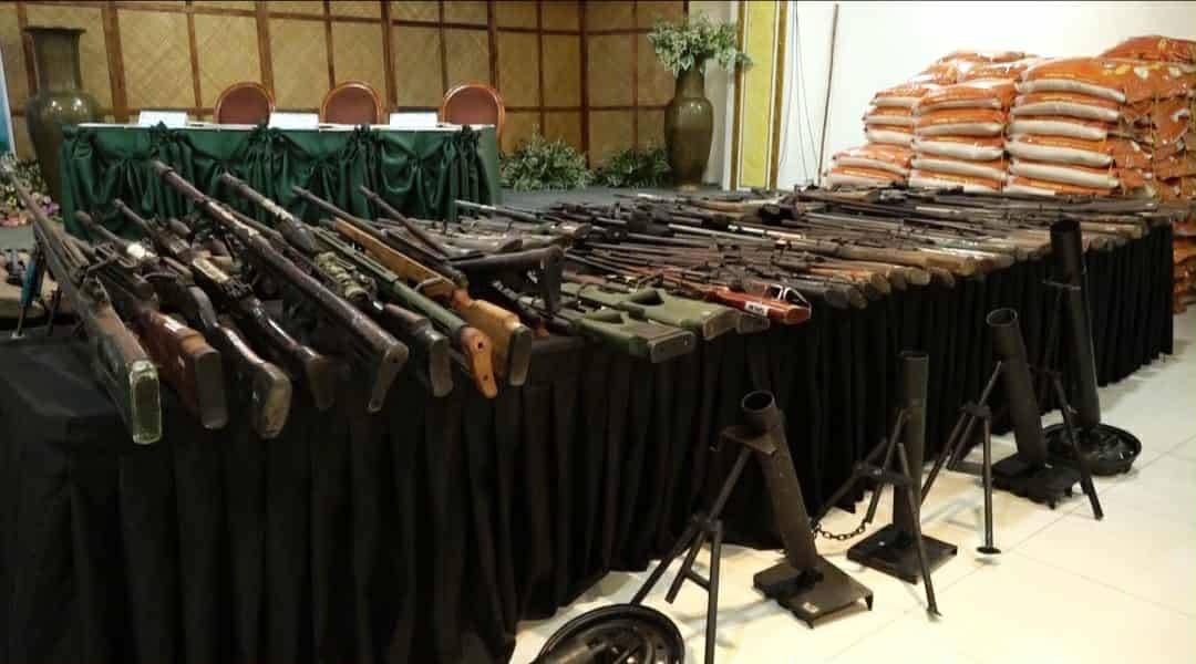 Military crushes 271 firearms