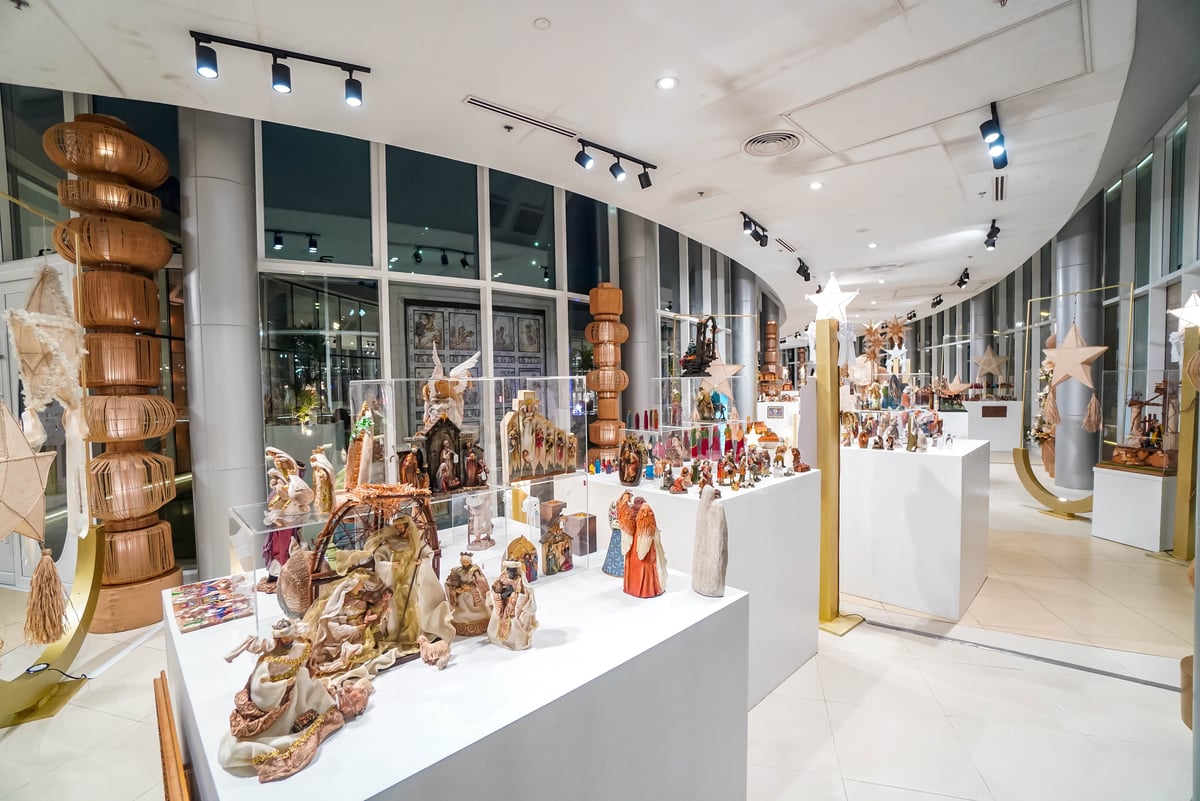 A collection of Nativity sets showing how artists interpret the Christmas story across regions and traditions.