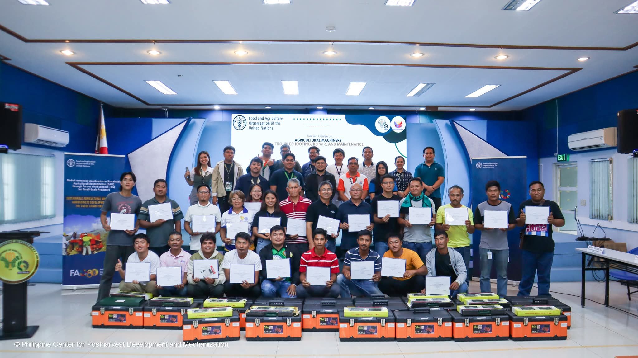 PhilMech, FAO train farmers on agribusiness, machinery