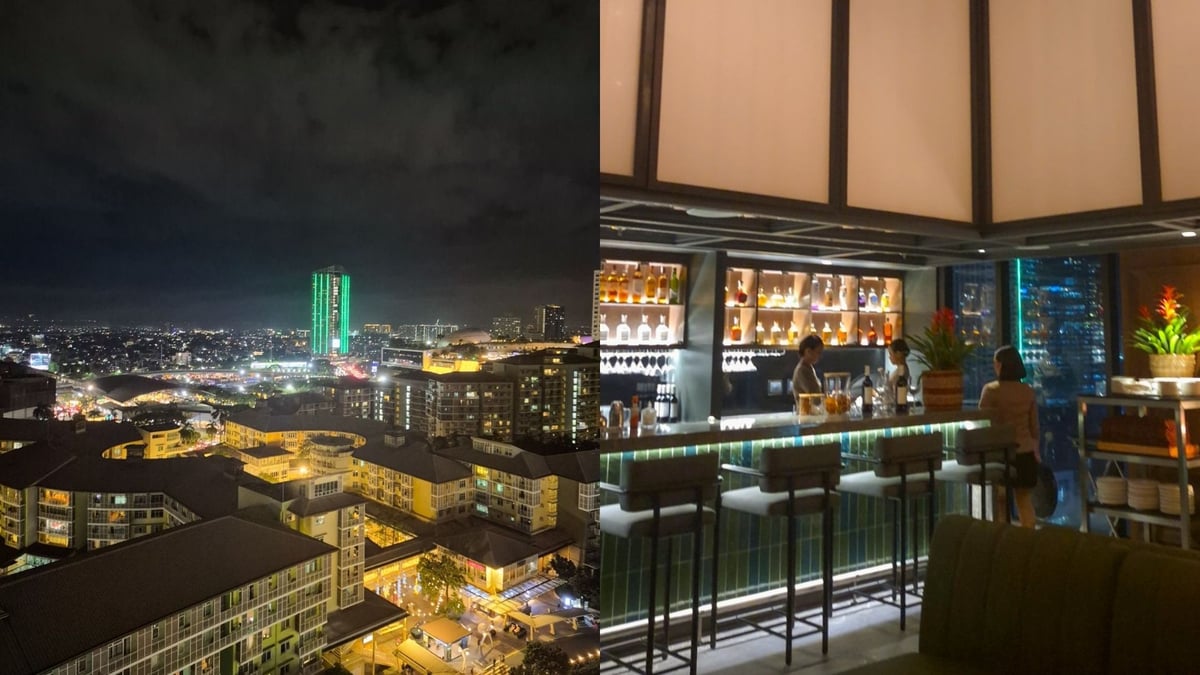 Seda BGC's new rooftop bar "Sikreto" with the gorgeous BGC skyline