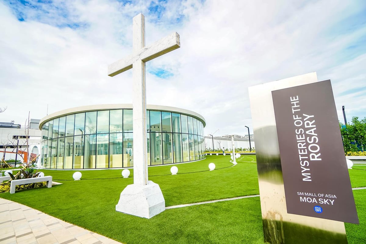 The MOA Sanctuary, a serene space located at the MOA Sky where faith, reflection, and Filipino Catholic tradition come together.